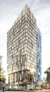 CÉRÉMONIE DE POSE DE LA PREMIERE PIERRE DE LA FUTURE TOUR DÉNOMMÉE »LE PAYSAN »