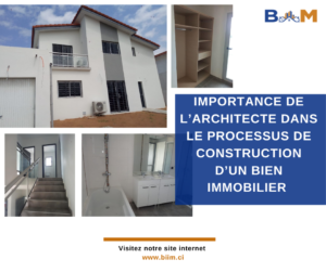 IMPORTANCE DE L’ARCHITECTE DANS LE PROCESSUS DE CONSTRUCTION D’UN BIEN IMMOBILIER