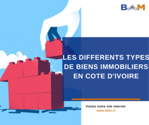 LES DIFFERENTS TYPES DE BIENS IMMOBILIERS EN COT D’IVOIRE