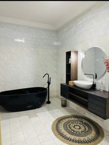 Résidence meublée avec baignoire