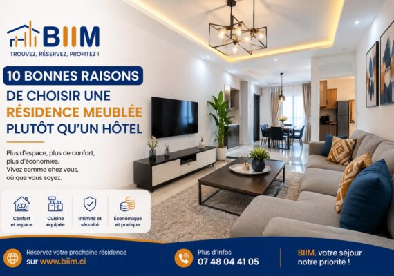 10 bonnes raisons de choisir une résidence meublée plutôt qu’un hôtel