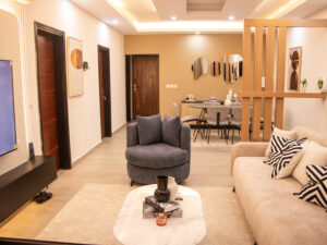 Appartement meublé 3 pièces disponible à Cocody Riviera Abatta, Abidjan, Côte-d’Ivoire